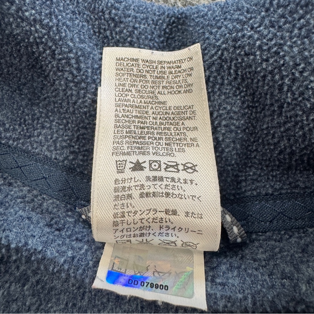 The North Face TKA 100 Quarter Zip Fleece Pullover M Blue Microfleece - Picture 7 of 10